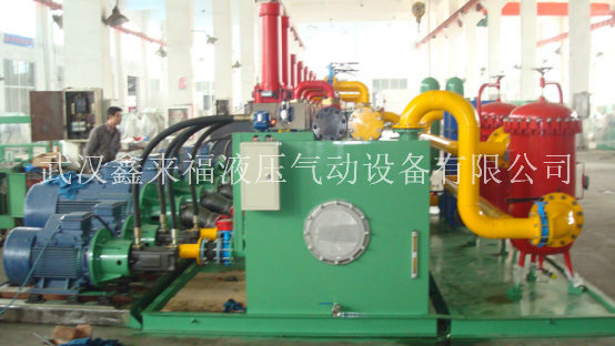 Double servo automatic press hydraulic system, eight-axis synchronous hydraulic system